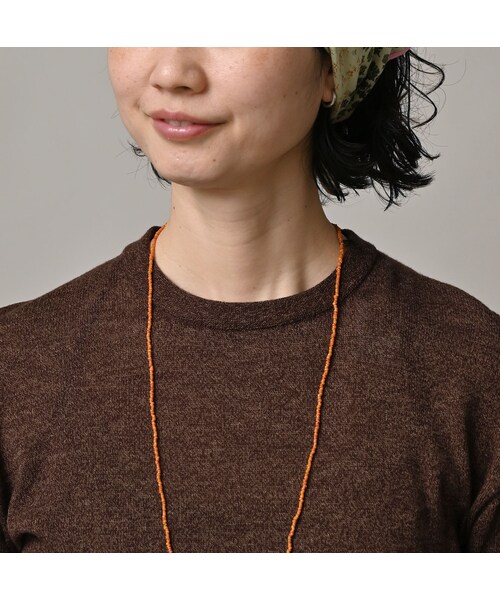 45R（フォーティファイブアール）の「ホール超ガーゼの908クルー（トップス・レディース・05-ホワイト杢/23-グレー杢/60-キミドリ杢/85-茶杢/92-スミクロ杢・01-XS/02-S/03-M/04-L）」の16枚目の写真