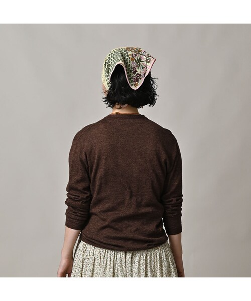 45R（フォーティファイブアール）の「ホール超ガーゼの908クルー（トップス・レディース・05-ホワイト杢/23-グレー杢/60-キミドリ杢/85-茶杢/92-スミクロ杢・01-XS/02-S/03-M/04-L）」の11枚目の写真