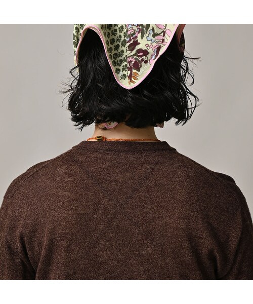 45R（フォーティファイブアール）の「ホール超ガーゼの908クルー（トップス・レディース・05-ホワイト杢/23-グレー杢/60-キミドリ杢/85-茶杢/92-スミクロ杢・01-XS/02-S/03-M/04-L）」の18枚目の写真