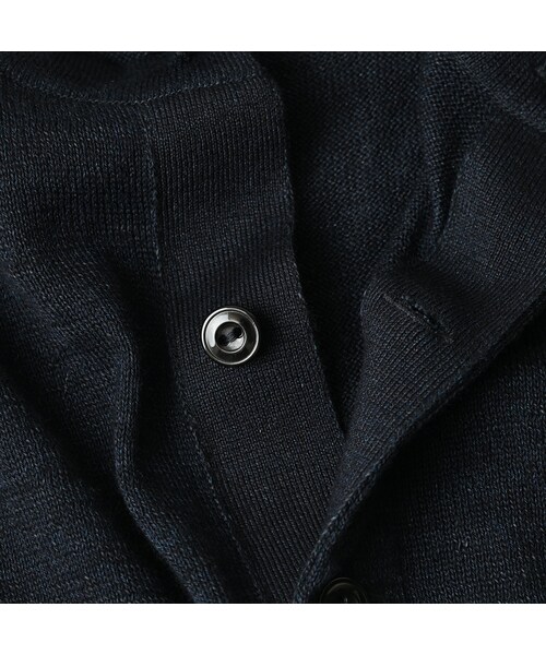 45R（フォーティファイブアール）の「ホール超ガーゼの908ヘンリー（インディゴ）（トップス・レディース・73-影色納戸・02-S/03-M）」の13枚目の写真