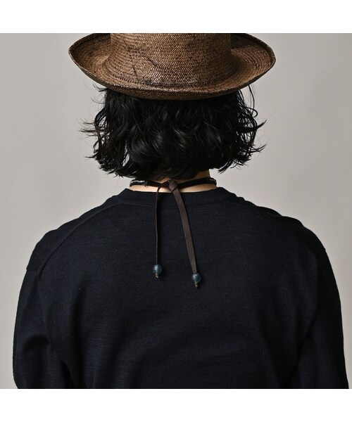 45R（フォーティファイブアール）の「ホール超ガーゼの908ヘンリー（インディゴ）（トップス・レディース・73-影色納戸・02-S/03-M）」の10枚目の写真