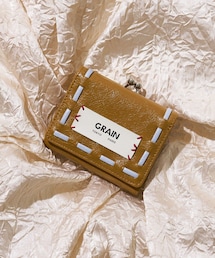 CIAOPANIC | 【GRAIN/グレイン】ヴィンテージステッチ三つ折りがま口ウォレット(財布)