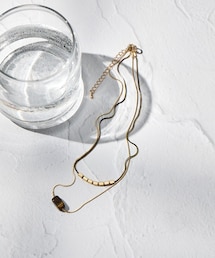 Lattice | 【LesSignes】天然石風ネックレス(ネックレス)