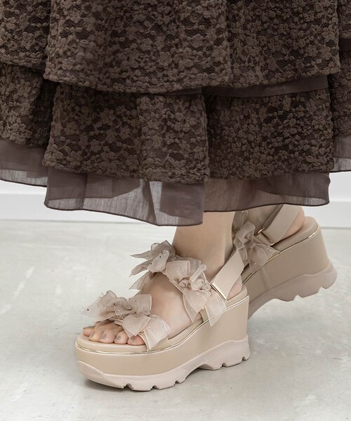 RANDA（ランダ）の「シアーミニリボンウェッジスポーツサンダル（その他・レディース・その他）」の20枚目の写真