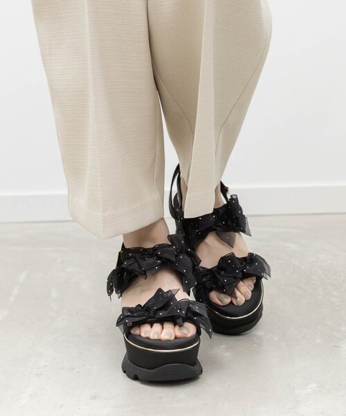 RANDA（ランダ）の「シアーミニリボンウェッジスポーツサンダル（その他・レディース・その他）」の12枚目の写真