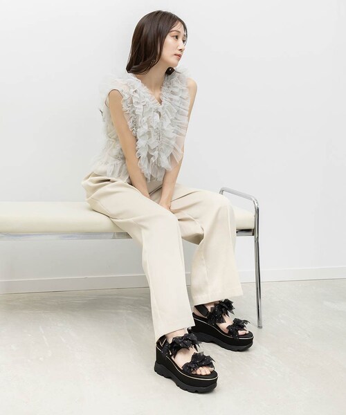 RANDA（ランダ）の「シアーミニリボンウェッジスポーツサンダル（その他・レディース・その他）」の13枚目の写真