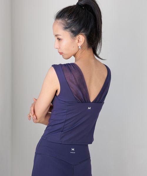 BAYFLOW（ベイフロー）の「≪予約≫バックシアーブラ（その他・レディース・ブラック19/アンバー56/ナスコン87・S/M/L）」の3枚目の写真