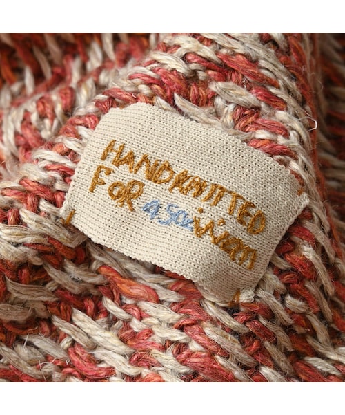 45R（フォーティファイブアール）の「リネンヘリンボンのボレロ（トップス・レディース・12-ナチュラル×ネイビーヘリンボン/53-ホワイト×アカヘリンボン・00-フリー）」の17枚目の写真