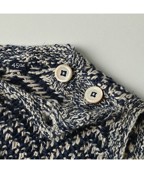 45R（フォーティファイブアール）の「リネンヘリンボンのキャミ（トップス・レディース・12-ナチュラル×ネイビーヘリンボン/53-ホワイト×アカヘリンボン・00-フリー）」の12枚目の写真