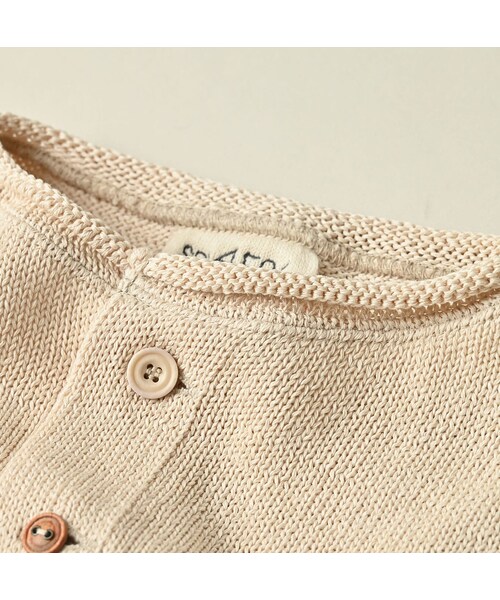 45R（フォーティファイブアール）の「ギマニットソーのカーディガン（トップス・レディース・02-オフ杢/12-グレージュ杢/63-グリーン杢/83-ブラウン杢/91-スミクロ杢・02-M/03-L）」の15枚目の写真