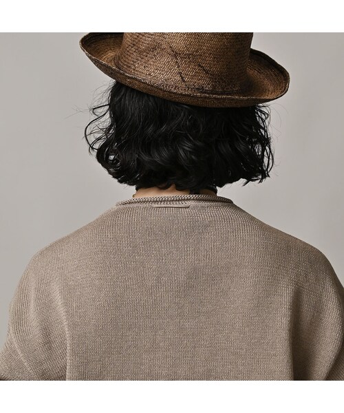 45R（フォーティファイブアール）の「ギマニットソーのカーディガン（トップス・レディース・02-オフ杢/12-グレージュ杢/63-グリーン杢/83-ブラウン杢/91-スミクロ杢・02-M/03-L）」の13枚目の写真