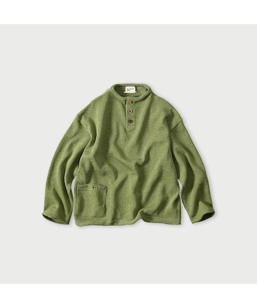 45R（フォーティファイブアール）の「ギマニットソーの908馬プル（トップス・レディース・02-オフ杢/12-グレージュ杢/63-グリーン杢/83-ブラウン杢/91-スミクロ杢・02-S/04-L）」の3枚目の写真