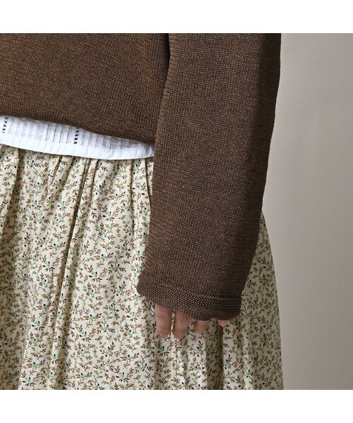 45R（フォーティファイブアール）の「ギマニットソーの908馬プル（トップス・レディース・02-オフ杢/12-グレージュ杢/63-グリーン杢/83-ブラウン杢/91-スミクロ杢・02-S/04-L）」の18枚目の写真
