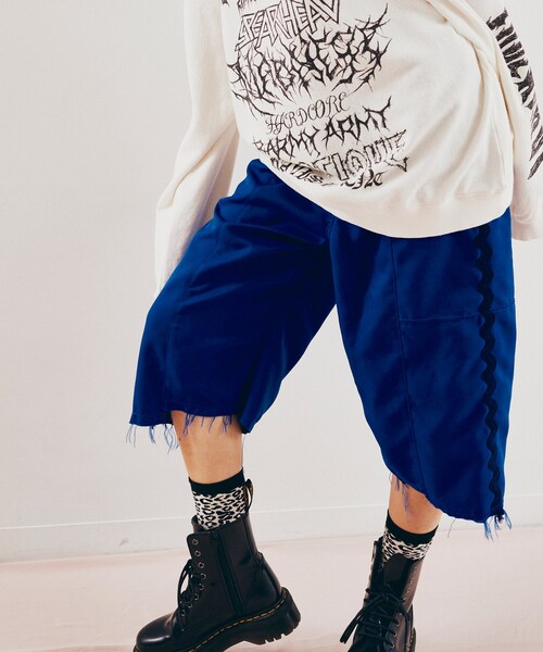 RNA（アールエヌエー）の「E5220 レオパードロゴソックス（その他・レディース・ベージュ/ブラック/マスタード/ブラウン/グリーン/パープル/ピンク/レッド）」の9枚目の写真