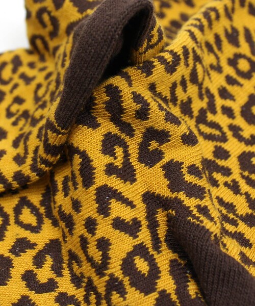 RNA（アールエヌエー）の「E5220 レオパードロゴソックス（その他・レディース・ベージュ/ブラック/マスタード/ブラウン/グリーン/パープル/ピンク/レッド）」の16枚目の写真