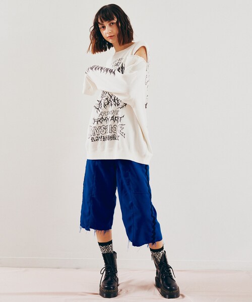 RNA（アールエヌエー）の「E5220 レオパードロゴソックス（その他・レディース・ベージュ/ブラック/マスタード/ブラウン/グリーン/パープル/ピンク/レッド）」の10枚目の写真