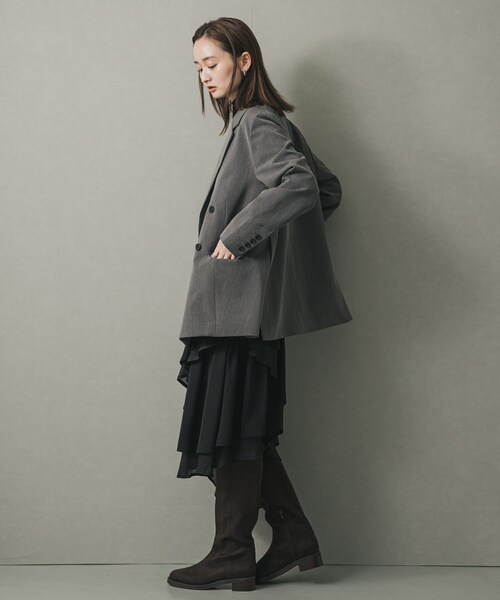 SENSE OF PLACE by URBAN RESEARCH(センスオブプレイスバイアーバンリサーチ)の「FSロングブーツ(ブーツ・レディース・D.BROWN/BROWN・S/M/L)」の8枚目の写真