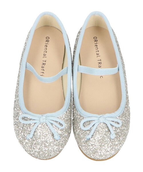 ORiental TRaffic（オリエンタルトラフィック）の「バレエシューズ/K-902（その他・レディース・ブラック/レインボー/レッド/シルバー/ゴールド/ブルー/ピンク/ベージュ・15cm/16cm/17cm/18cm/19cm/20cm）」の6枚目の写真