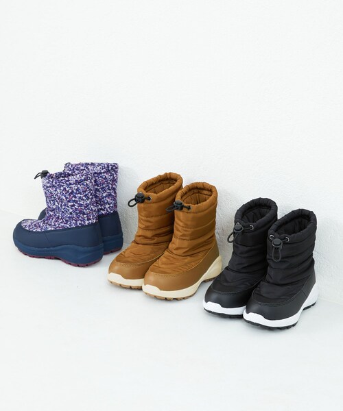 ORiental TRaffic（オリエンタルトラフィック）の「【Kids】キッズスノーブーツ/K-244（その他・レディース・ブラック/キャメル/ネイビー・16cm/17cm/18cm/19cm/20cm）」の2枚目の写真
