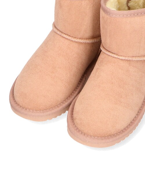 ORiental TRaffic（オリエンタルトラフィック）の「バックリボンムートンブーツ/K-242（その他・レディース・ベージュ/ブラック/ピンク・15cm/16cm/17cm/18cm/19cm/20cm）」の7枚目の写真