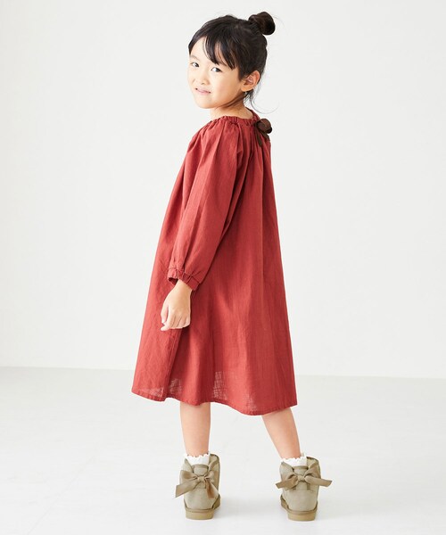 ORiental TRaffic（オリエンタルトラフィック）の「バックリボンムートンブーツ/K-242（その他・レディース・ベージュ/ブラック/ピンク・15cm/16cm/17cm/18cm/19cm/20cm）」の19枚目の写真