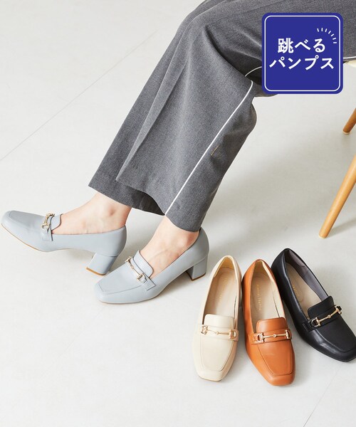 ORiental TRaffic（オリエンタルトラフィック）の「【跳べるパンプス】ビットヒールローファー/跳べるパンプスシリーズ累計150万足突破/R-3214（その他・レディース・ベージュ/ブラック/ブルー/キャメル/ブラウン・33/21.5cm/34/22.0cm/35/225.cm/36/23.0cm/37/23.5cm/38/24.0cm/39/24.5cm/40/25.0cm/41/25.5cm/42/26.0cm/43/26.5cm）」の14枚目の写真