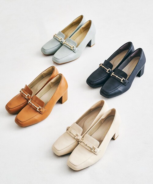 ORiental TRaffic（オリエンタルトラフィック）の「【跳べるパンプス】ビットヒールローファー/跳べるパンプスシリーズ累計150万足突破/R-3214（その他・レディース・ベージュ/ブラック/ブルー/キャメル/ブラウン・33/21.5cm/34/22.0cm/35/225.cm/36/23.0cm/37/23.5cm/38/24.0cm/39/24.5cm/40/25.0cm/41/25.5cm/42/26.0cm/43/26.5cm）」の13枚目の写真