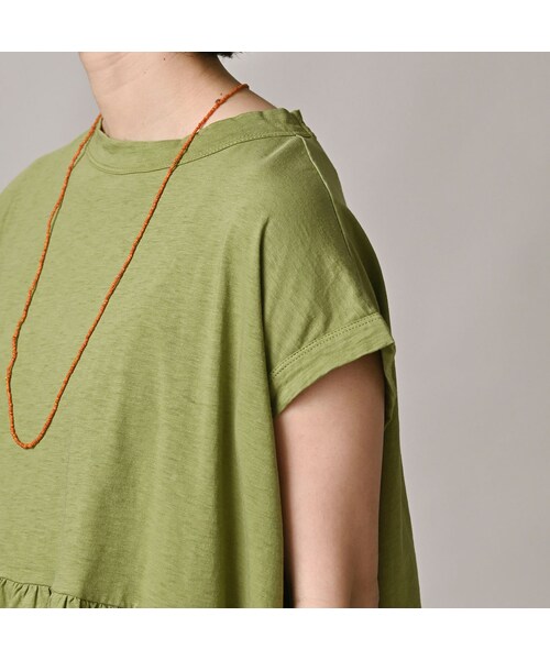 45R(フォーティファイブアール)の「ONEONE 宝物の天竺ギャザーMキャミ(トップス・レディース・61-ミドリ/63-ミドリ/64-ミドリ/82-シガー/83-シガー/85-シガー/84-シガー/81-シガー/62-ミドリ/54-アカ/53-アカ・00-フリー)」の18枚目の写真