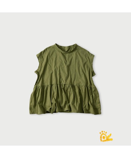 45R(フォーティファイブアール)の「ONEONE 宝物の天竺ギャザーMキャミ(トップス・レディース・61-ミドリ/63-ミドリ/64-ミドリ/82-シガー/83-シガー/85-シガー/84-シガー/81-シガー/62-ミドリ/54-アカ/53-アカ・00-フリー)」の9枚目の写真