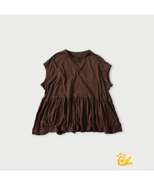 45R(フォーティファイブアール)の「ONEONE 宝物の天竺ギャザーMキャミ(トップス・レディース・61-ミドリ/63-ミドリ/64-ミドリ/82-シガー/83-シガー/85-シガー/84-シガー/81-シガー/62-ミドリ/54-アカ/53-アカ・00-フリー)」の4枚目の写真