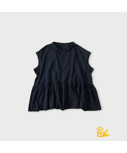 45R（フォーティファイブアール）の「ONEONE 宝物の天竺ギャザーMキャミ（インディゴ）（トップス・レディース・73-インディゴ/74-インディゴ/75-インディゴ/76-インディゴ/77-インディゴ・00-フリー）」の5枚目の写真