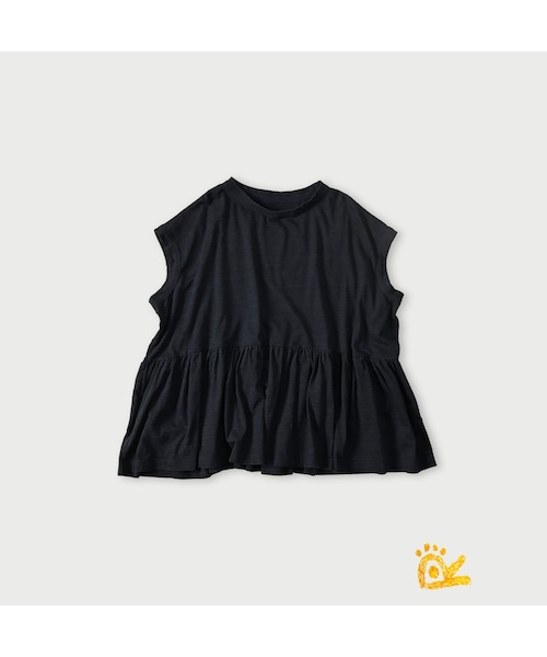 45R（フォーティファイブアール）の「ONEONE 宝物の天竺ギャザーMキャミ（インディゴ）（トップス・レディース・73-インディゴ/74-インディゴ/75-インディゴ/76-インディゴ/77-インディゴ・00-フリー）」の4枚目の写真