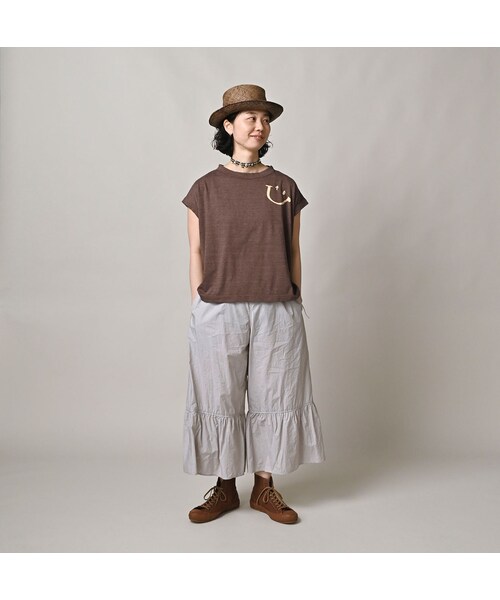 45R（フォーティファイブアール）の「ONEONE 宝物のMキャミ（トップス・レディース・61-キミドリ/62-キミドリ�A/82-シガー�@/83-シガー�A・00-フリー）」の6枚目の写真