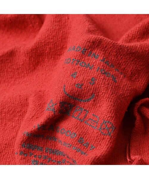 45R（フォーティファイブアール）の「ONEONE 宝物のMキャミ（トップス・レディース・52-アカ(フラミンゴ刺繍)/77-シロ×ネイビー/81-シガー(ハチ刺繍)・00-フリー）」の18枚目の写真