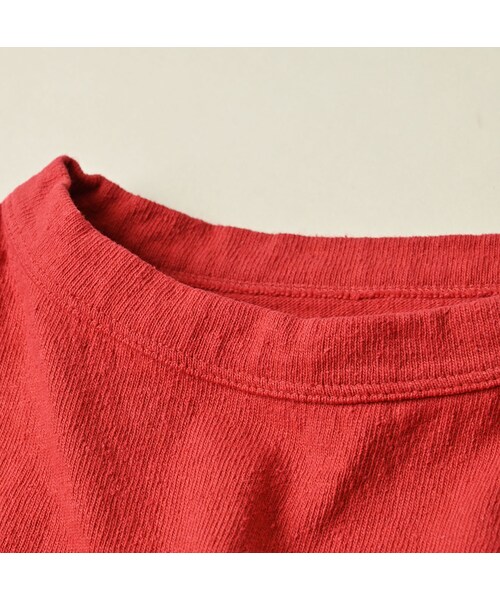 45R（フォーティファイブアール）の「ONEONE 宝物のMキャミ（トップス・レディース・52-アカ(フラミンゴ刺繍)/77-シロ×ネイビー/81-シガー(ハチ刺繍)・00-フリー）」の14枚目の写真