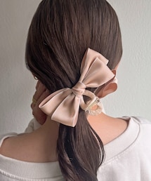 バイカラーリボンクリップ