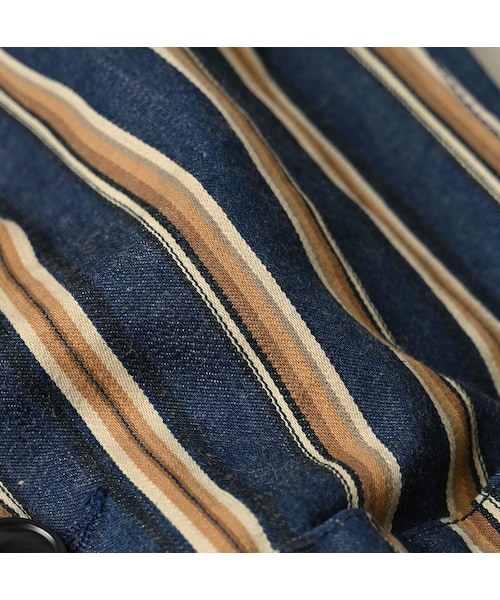 45R（フォーティファイブアール）の「いろいろヒッコリーの908ベスト（ジャケット/アウター・レディース・76-ヘリンボンヒッコリー 濃/77-デニムピンヒッコリー 濃/78-サテンヒッコリー 濃・01-XS/02-S/03-M/04-L）」の21枚目の写真