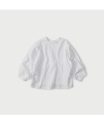 45R | バチストのピンタックレースブラウス