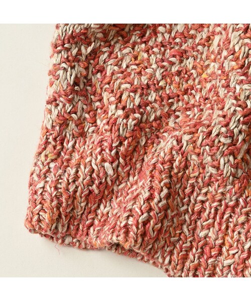 45R（フォーティファイブアール）の「リネンヘリンボンの908セーター（トップス・レディース・12-ナチュラル×ネイビーヘリンボン/53-ホワイト×アカヘリンボン・02-S/04-L）」の18枚目の写真