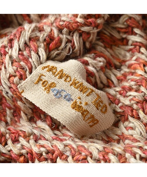 45R（フォーティファイブアール）の「リネンヘリンボンの908セーター（トップス・レディース・12-ナチュラル×ネイビーヘリンボン/53-ホワイト×アカヘリンボン・02-S/04-L）」の20枚目の写真