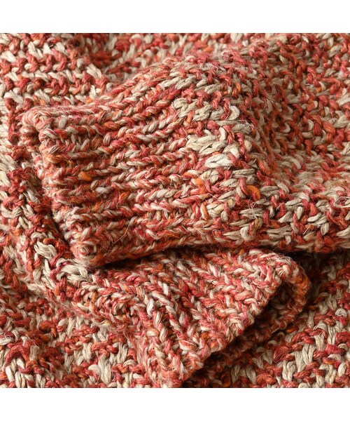 45R（フォーティファイブアール）の「リネンヘリンボンの908セーター（トップス・レディース・12-ナチュラル×ネイビーヘリンボン/53-ホワイト×アカヘリンボン・02-S/04-L）」の17枚目の写真