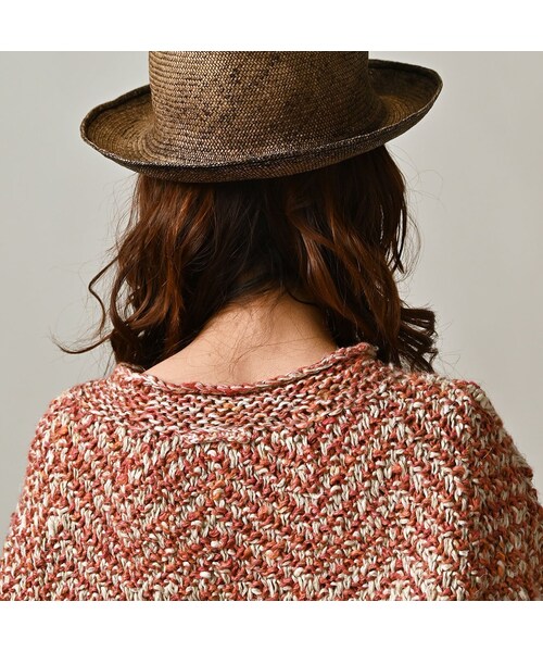 45R（フォーティファイブアール）の「リネンヘリンボンの908セーター（トップス・レディース・12-ナチュラル×ネイビーヘリンボン/53-ホワイト×アカヘリンボン・02-S/04-L）」の14枚目の写真