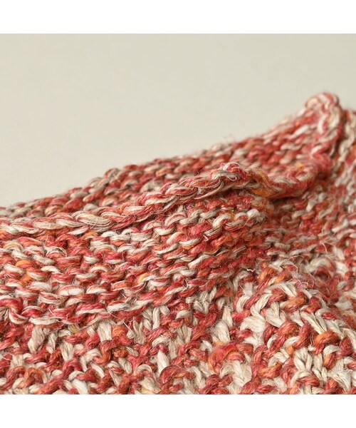 45R（フォーティファイブアール）の「リネンヘリンボンの908セーター（トップス・レディース・12-ナチュラル×ネイビーヘリンボン/53-ホワイト×アカヘリンボン・02-S/04-L）」の16枚目の写真