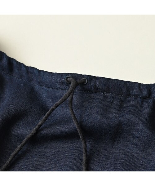 45R（フォーティファイブアール）の「ONEONE 宝物のギャザーブラウス（インディゴ）（その他・レディース・75-サテン インディゴ/77-ふわふわインディゴ二重織・00-フリー）」の16枚目の写真