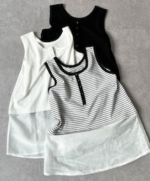 un dix cors | ヘンリーネック2WAYキャミ(タンクトップ)