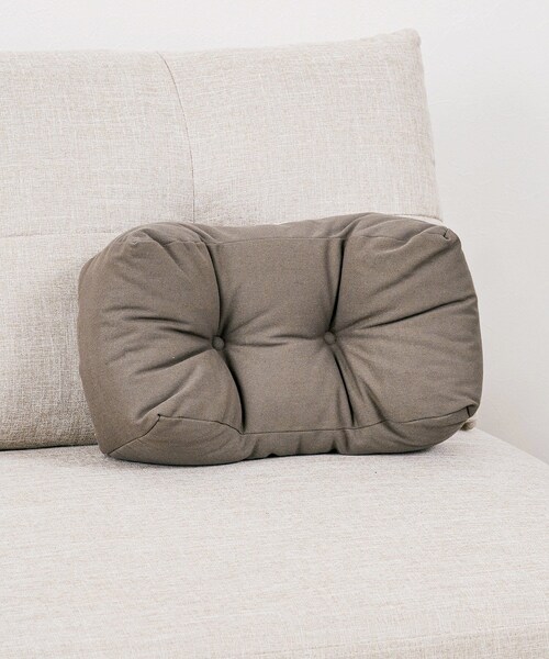 3coins(3coins)の「リラックスクッション(インテリア・その他/チャコールグレー・FREE)」の2枚目の写真