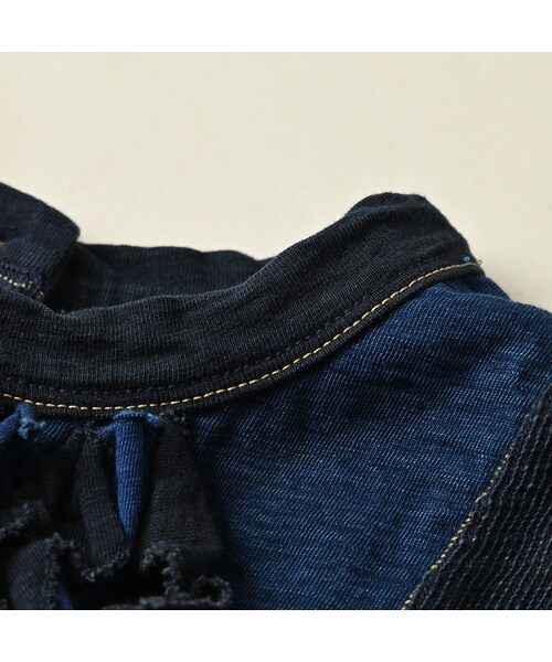 45R（フォーティファイブアール）の「いろいろ天竺のキャミ（インディゴ）（トップス・レディース・73-インディゴ・02-M/03-L）」の14枚目の写真
