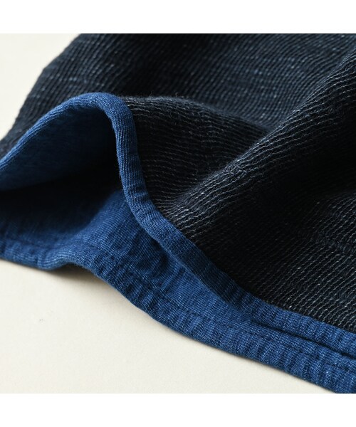 45R（フォーティファイブアール）の「いろいろ天竺のカーディガン（インディゴ）（トップス・レディース・73-インディゴ・02-M/03-L）」の20枚目の写真