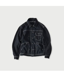 45R | デニム天竺のGジャン（インディゴ）