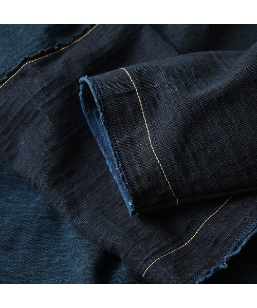 45R（フォーティファイブアール）の「いろいろ天竺の908Tシャツ（インディゴ）（トップス・レディース・73-インディゴ・02-S/04-L）」の22枚目の写真